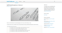 Desktop Screenshot of davidpashley.com